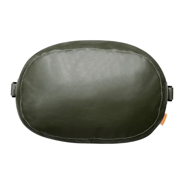 Auton niskatuen tyyny kahdella ComfortRide-sarjan materiaalilla, tummanvihreä