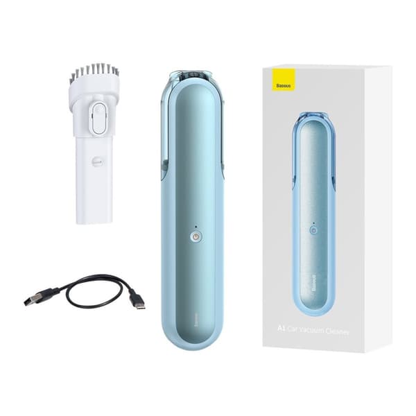 Baseus A1 30W mini langaton autopölynimuri - sininen