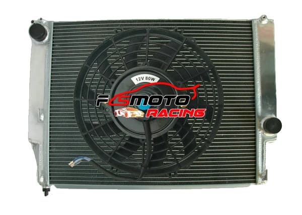 BMW Køler, Aluminium Konstruktion, Inkluderer Køleventilator