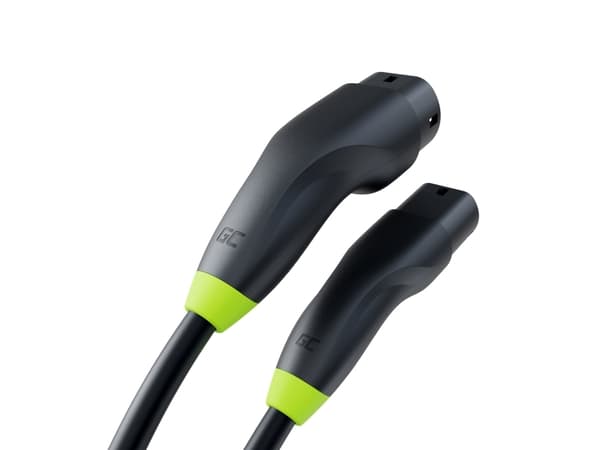 Green Cell Žalias Cell GC Snap Kabelis EV Typ 2 11kW 5m 16A til £adowania Tesla Model Y 3 S