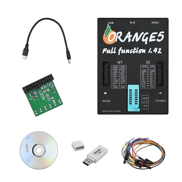ECU Programmer Værktøj, Fuld Adaptere, Programmeringsenhed, V138 Fuld 5C38 V1.42 Main Unit 5C38