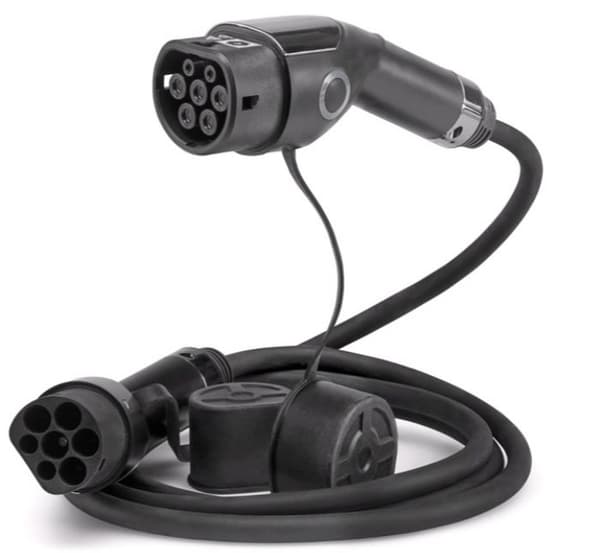 Ladekabel elbil -Type 2 opladningskabel  til 1 fase op til 16A, 3,6 kW effekt.