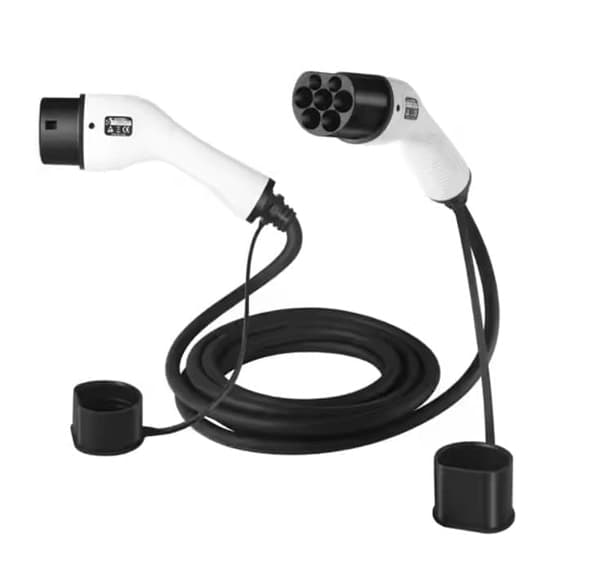 Ladekabel elbil -Type 2 opladningskabel  til 1 fase op til 16A, 7-22  kW effekt.