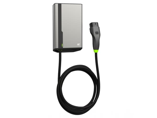 Green Cell EVGC021A2250, Grå, Vegg, Aluminium, LED, Sort, Aktivitet, Lade, Feil, Problem, Kraft indikator