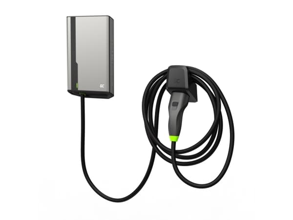 Green Cell EVGC021A2250, Grå, Vegg, Aluminium, LED, Sort, Aktivitet, Lade, Feil, Problem, Kraft indikator