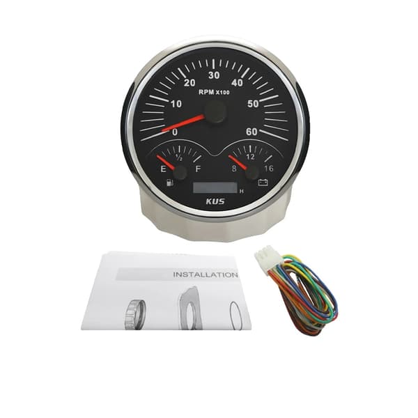 Måler, Multifunktion, Baggrundsbelysning, 240-33ohm 4-1-BS