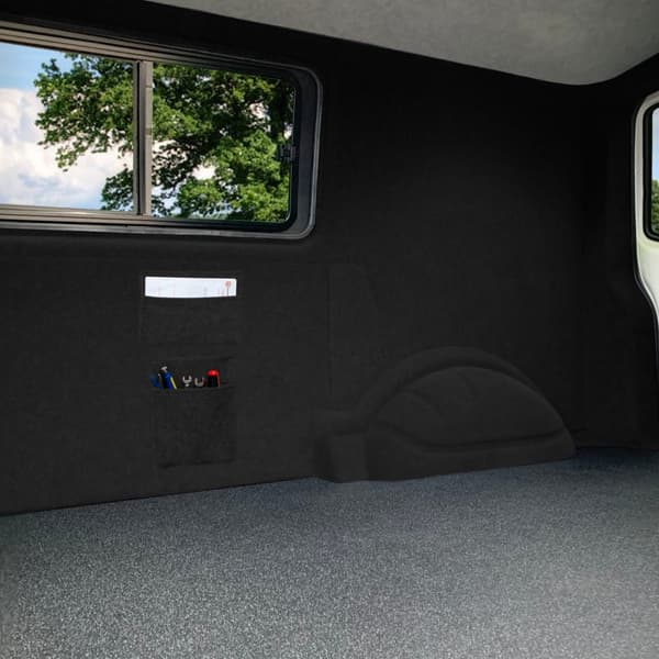 Varevognsbeklædning 2 Opbevaringslommer 5 Farver 5 Dåser Lim Tæppe 2m Bred 11m2 Dækning Autocamper Køretøjsinteriør Varevogn 2 Størrelser Lomme Organi
