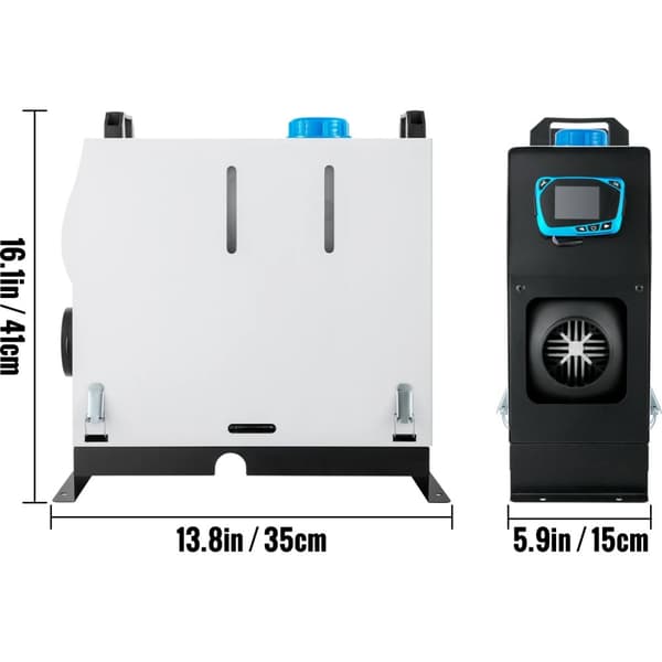 Diesel luftvärmare 8KW, 12V, LCD-knapp, fjärrstyrd,8 kilowatt
