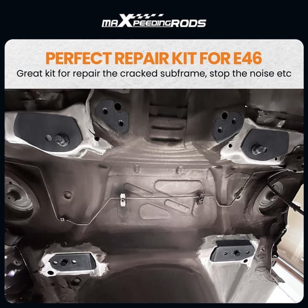 BMW 3-serien E46 Subframe Reparationssæt, Højtydende, Præcis Pasform