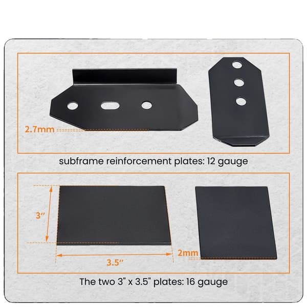 BMW 3-serien E46 Subframe Reparationssæt, Højtydende, Præcis Pasform