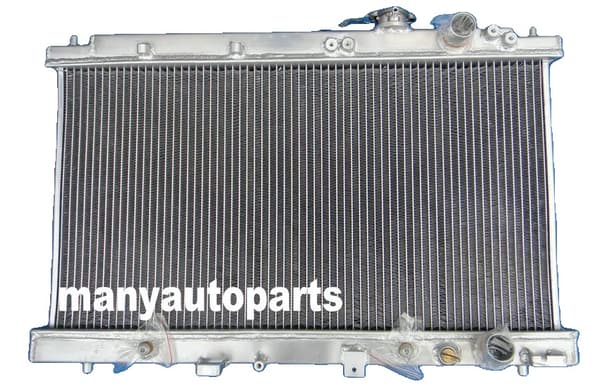 Alumiininen jäähdytin Acura Integra DC2:lle, kaksirivinen, 13 3/4"x26" ydin koko,vain lämmitin