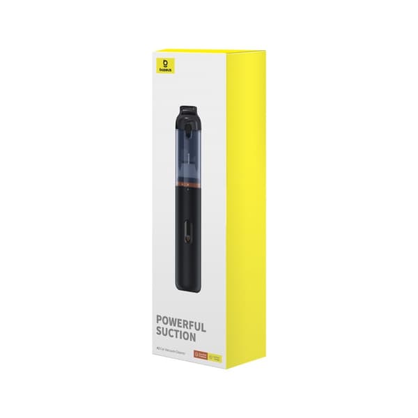 Baseus A5 USB-C 130W autopölynimuri taustavalolla, musta