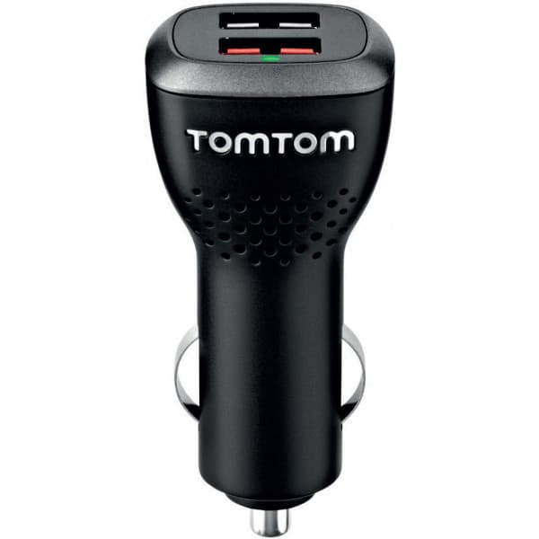 TomTom Dual biladapter, 2x USB-A
