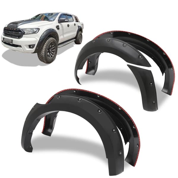 Hjulbuebeskytter Fender Flares, Hårdt ABS Materiale, Ingen Borning Nødvendig,T7 2015-2018