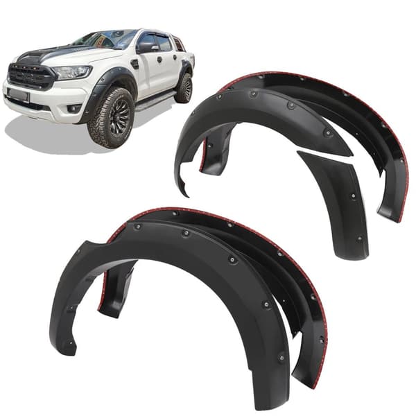 Hjulbuebeskytter Fender Flares, Hårdt ABS Materiale, Ingen Borning Nødvendig,T7 2015-2018