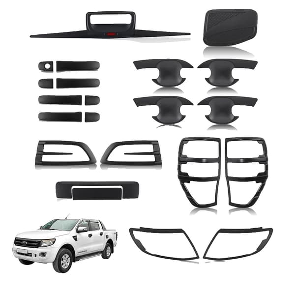 Ford Ranger -verhoilusarja, helppo asennus, kestävä ABS-materiaali,armeijan vihreä