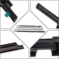 Miniatyrbillede 3 af 5: Weatherstrip Moulding, ABS Plastkonstruktion, Skræddersyet pasform til Toyota Land Cruiser, Støj- og vandmodstand.