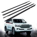 Miniatyrbillede 5 af 5: Weatherstrip Moulding, ABS Plastkonstruktion, Skræddersyet pasform til Toyota Land Cruiser, Støj- og vandmodstand.