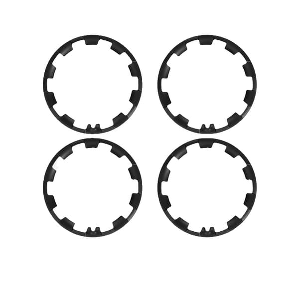 Hjulnavsskyddsring, 20 tum storlek, ABS-material,Svart