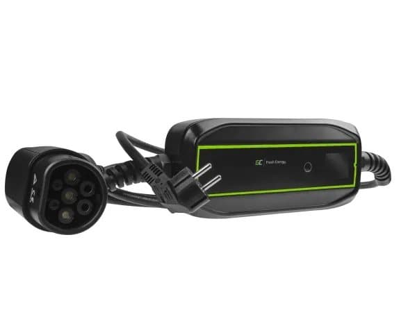 Green Cell EV PowerCable - EV-ladestasjon - 3.6 kW - 16 A (IEC 62196 Type 2) - svart Sort