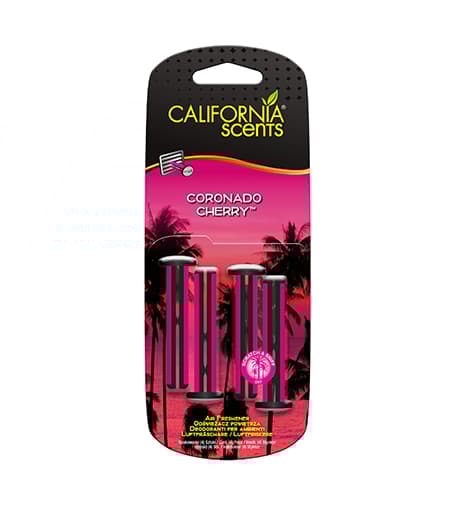 California Scents Vent Stick Coronado Cherry vůně do auta 4 ks