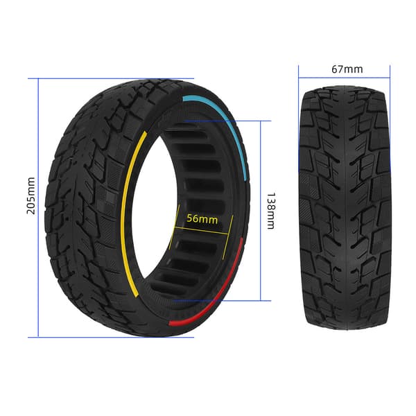 Punkteringsfritt terrengdekk for Dualtron Mini / Speedway Leger
