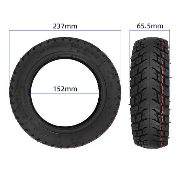 Holdbart offroad-dæk til Kugoo M4 i robust gummimateriale