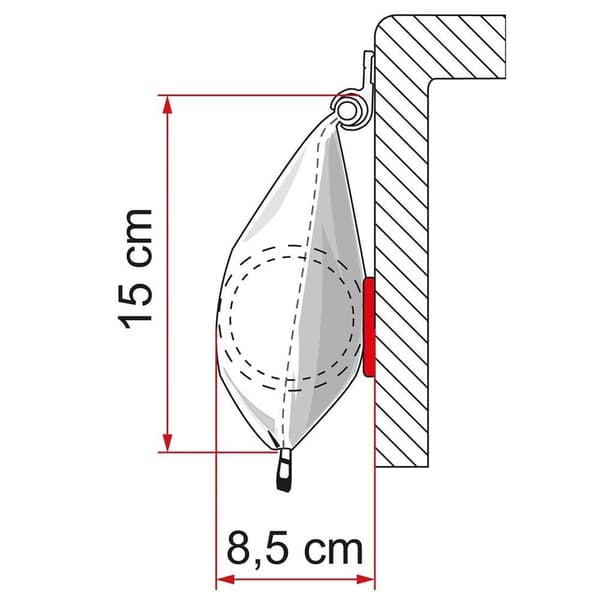 Fiamma Caravanstore Xl 280 Markiisi Valkoinen