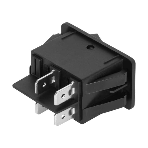 Kontaktkontakt 12V ljusströmbrytare med röd diod