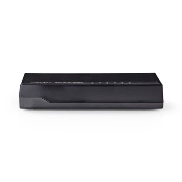 Nedis NSWH5P100BK netværksswitch 5 porte 1 Gbps LED-indikatorlys