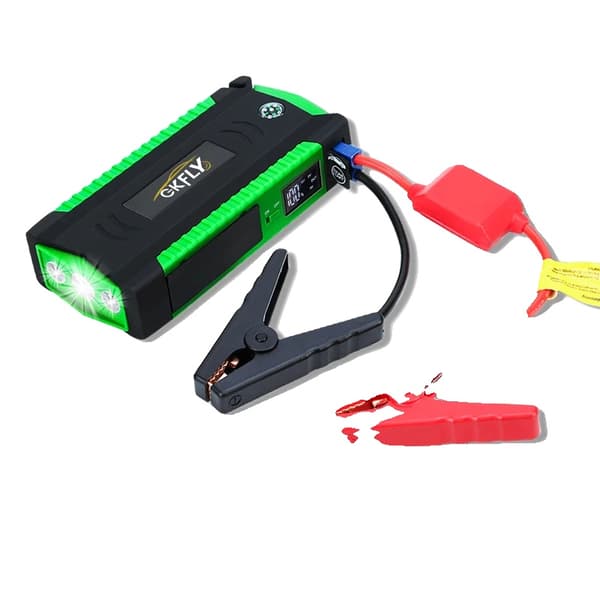 Bærbar Bil Jump Starter, 18000mAh Kapacitet, 1500A Spidstrøm,1500A 18000mAh