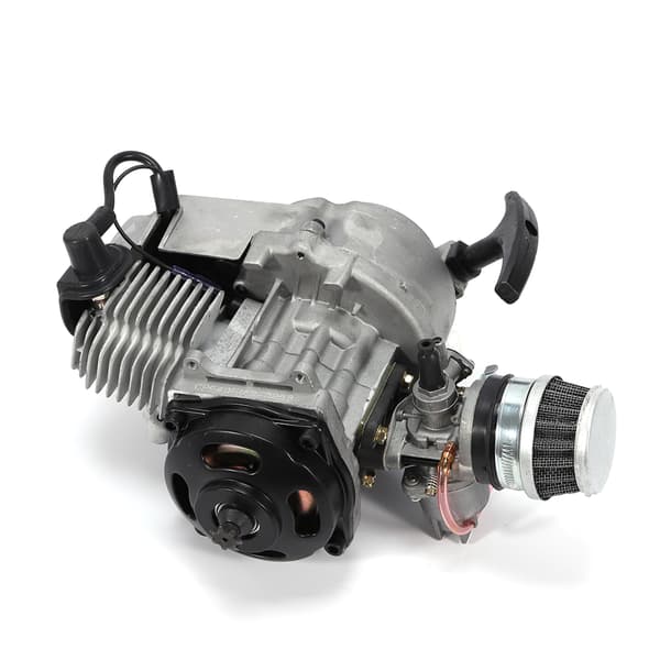 49cc 2-taktsmotor, komplett motorenhet, hållbar aluminiumkonstruktion, lätt att installera
