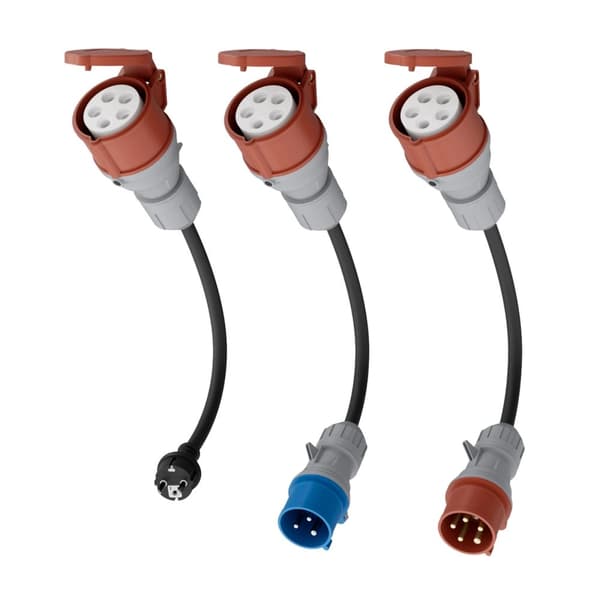 22kW CEE-adapteri, IP44-luokitus, CE-sertifioitu,22kW-sovitin