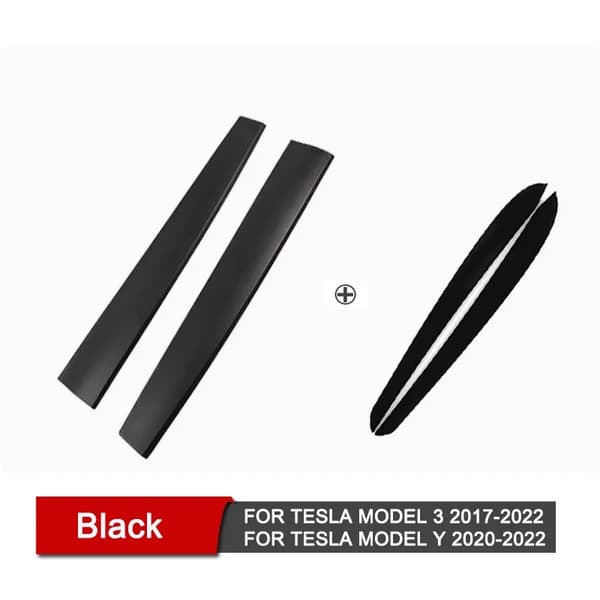 Tesla Model 3 & Y kojelaudan suojus, ABS-materiaali, helppo asennus,musta 02