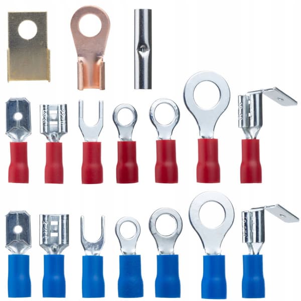 Set med 350 isolerade kontakter + 328 krympslangar