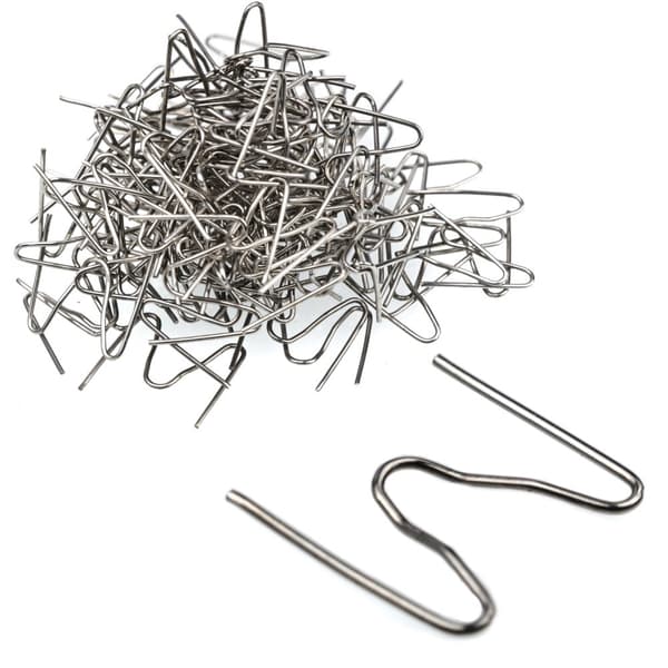Rosfix Hæfteklammer til indvendig vinkel af plastik 0,8 mm 100 stk.