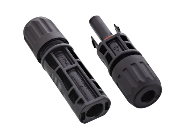 InLine 94001, Standard4/MC4/PV4, Svart, Hane/Hona, Rak, IP68, -40 - 85 ° C
