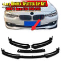 Pikkukuva 1 / 4: BMW 3-sarja F30 Etupuskimen Splitter Lip Kit, Kiiltävän Musta, Helppo Asennus, Parantaa Aerodynamiikkaa