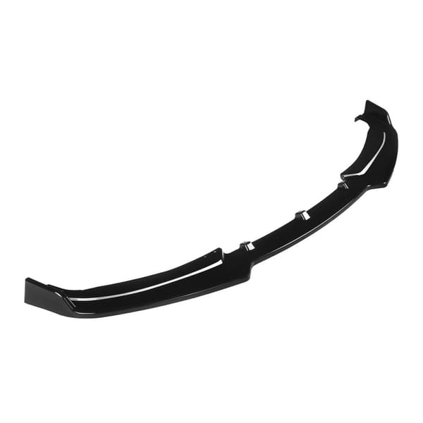 Front Bumper Splitter Lip Kit, Glansende Sort Finish, Holdbart ABS Materiale, Forbedret Aerodynamik