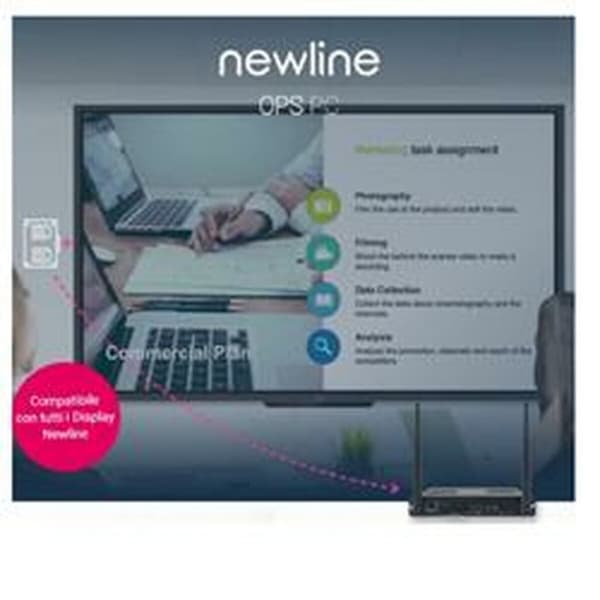 USB-kabel Newline Interactive WB7C120U Sort