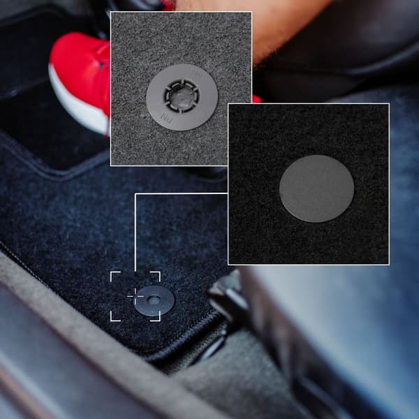 Kuljettajan matto musta: Renault Captur SUV (2013-2019)