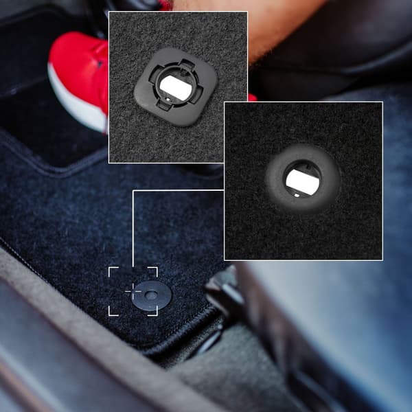 Svart förarmatta för: Honda Civic VIII (UFO) halvkombi (2006-2012)