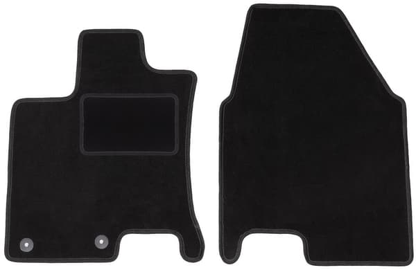 Svarta frontmattor för: Nissan Qashqai +2 crossover (2008-2013)