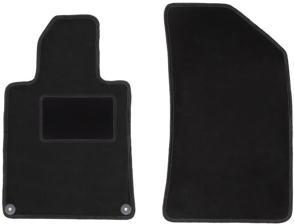 Svarta frontmattor till: Peugeot 508 I sedan, kombi, SW, RXH (2010-2018)