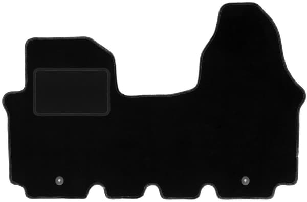 Svarta frontmattor till: Renault Trafic II skåpbil (2001-2014)