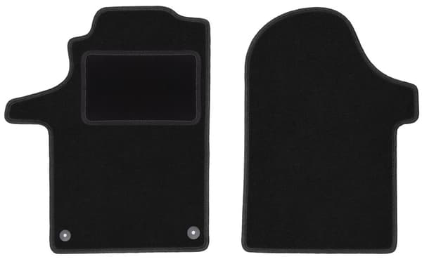 Svarta frontmattor för: Toyota Corolla Verso II 7 personer (2004-2009)