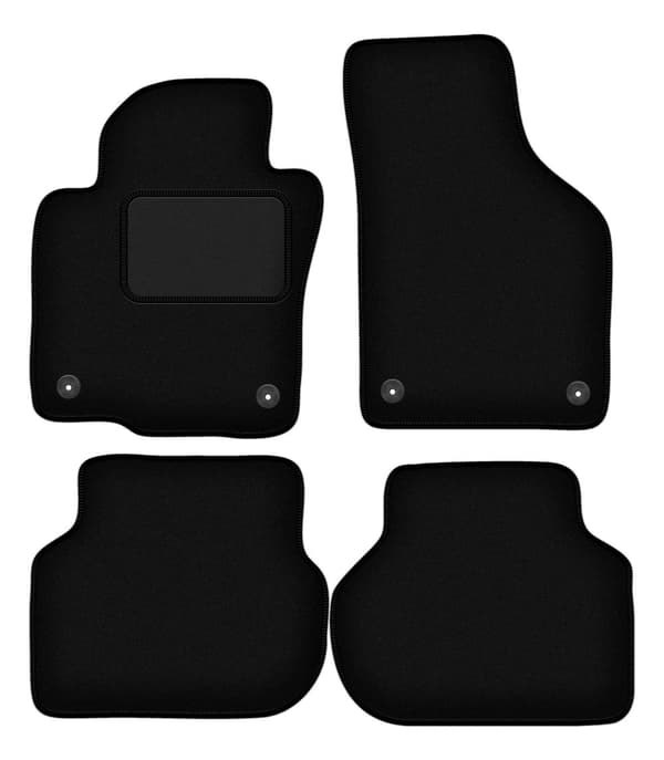 Sorte velourmåtter til: Volkswagen Jetta VI sedan, stationcar, variant (2010-2018)