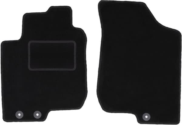 Svarta frontmattor till: Hyundai i30 I halvkombi, kombi, CW (2007-2012)