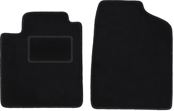 Svarta frontmattor för: Nissan Micra K12 halvkombi (2002-2010)