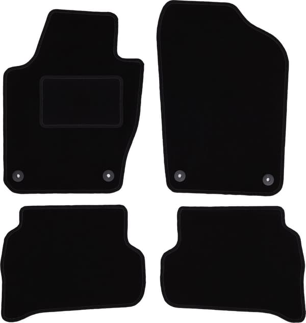 Sorte velourmåtter til: Seat Ibiza IV 6J hatchback, ST, stationcar (2008-2017)